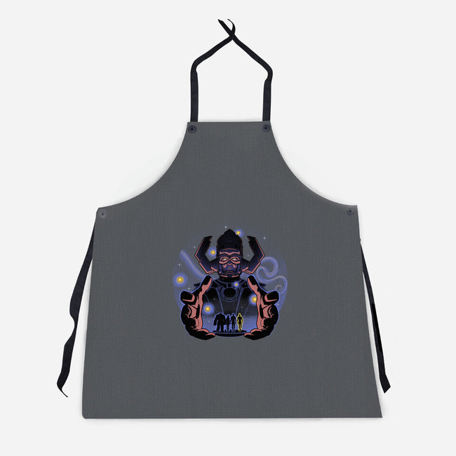 Fantastic Vs Galactic-Unisex-Kitchen-Apron-Astrobot Invention