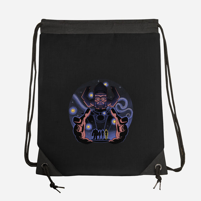 Fantastic Vs Galactic-None-Drawstring-Bag-Astrobot Invention