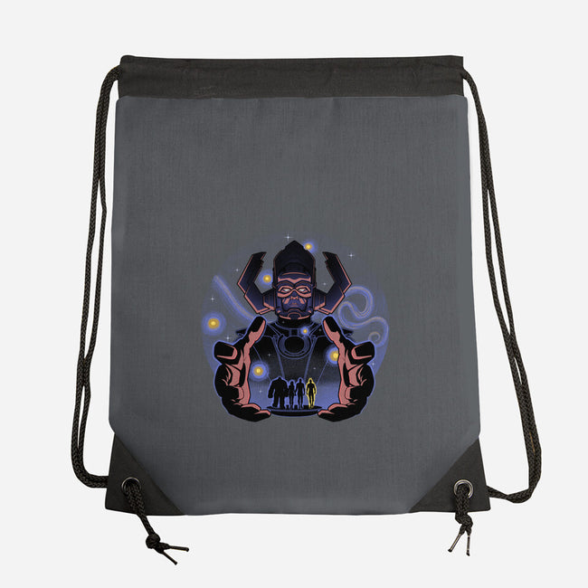 Fantastic Vs Galactic-None-Drawstring-Bag-Astrobot Invention