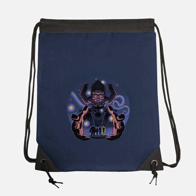 Fantastic Vs Galactic-None-Drawstring-Bag-Astrobot Invention