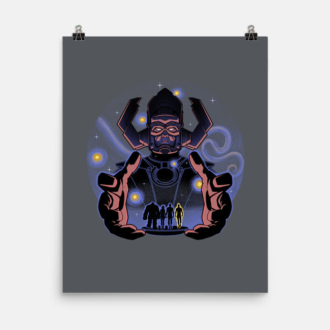 Fantastic Vs Galactic-None-Matte-Poster-Astrobot Invention