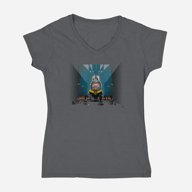 Worship Obey Snuggle-Womens-V-Neck-Tee-AndreusD