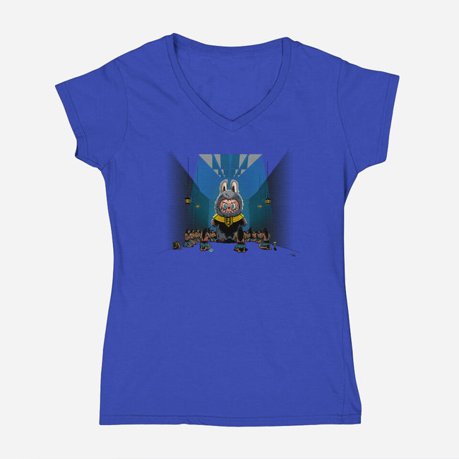 Worship Obey Snuggle-Womens-V-Neck-Tee-AndreusD