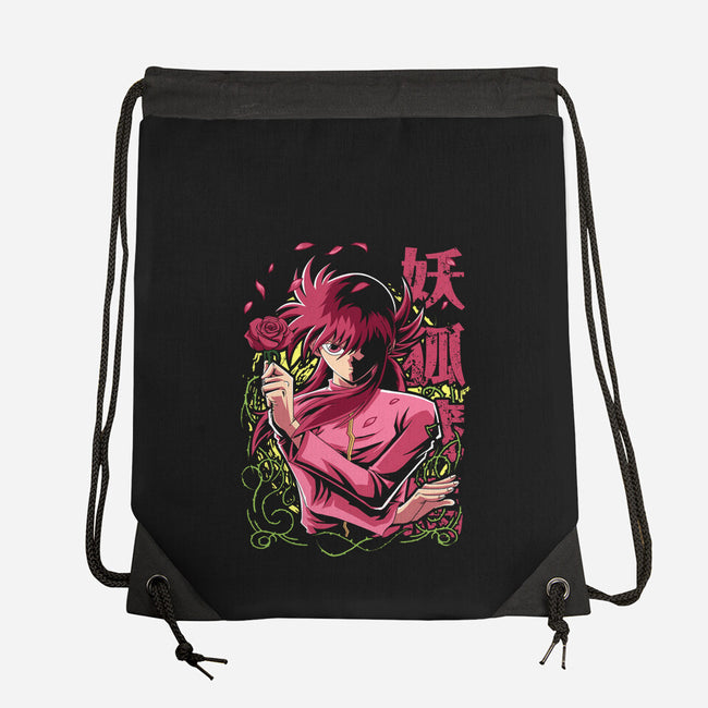 Whip Roses Of Darkness-None-Drawstring-Bag-Diego Oliver