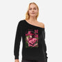 Whip Roses Of Darkness-Womens-Off Shoulder-Sweatshirt-Diego Oliver