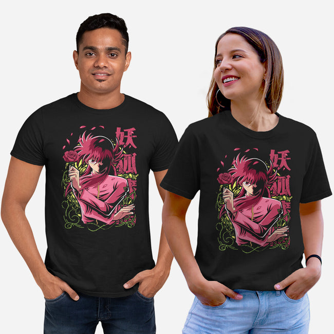 Whip Roses Of Darkness-Unisex-Basic-Tee-Diego Oliver