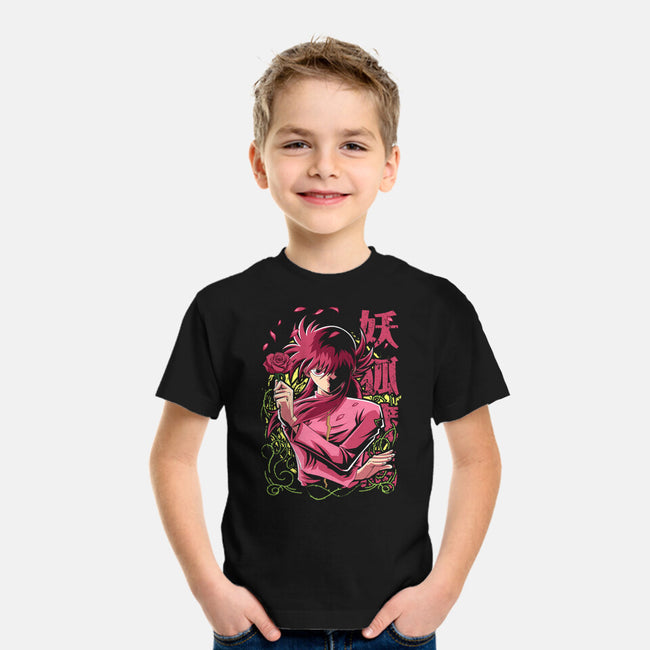 Whip Roses Of Darkness-Youth-Basic-Tee-Diego Oliver