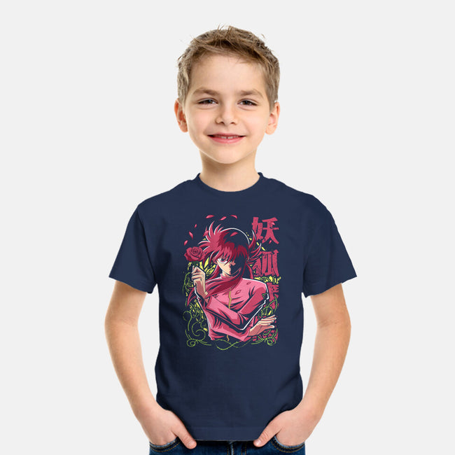 Whip Roses Of Darkness-Youth-Basic-Tee-Diego Oliver