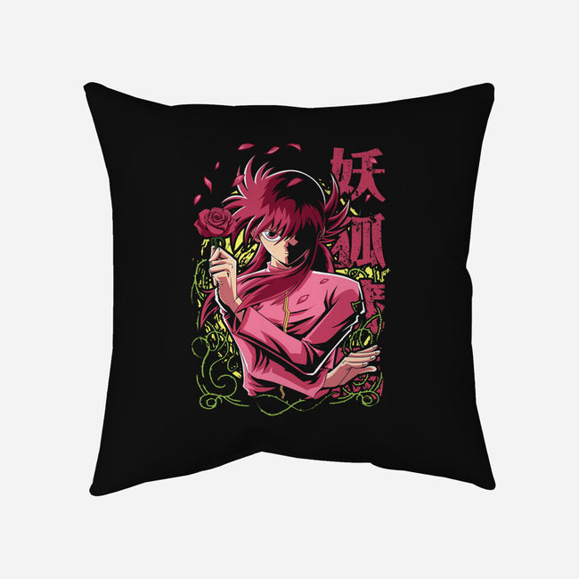 Whip Roses Of Darkness-None-Removable Cover w Insert-Throw Pillow-Diego Oliver