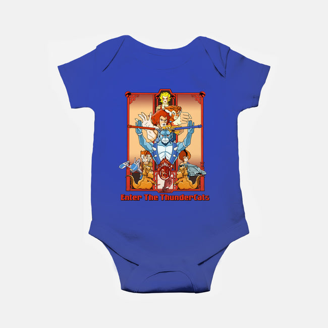 Enter The Cats-Baby-Basic-Onesie-goodidearyan