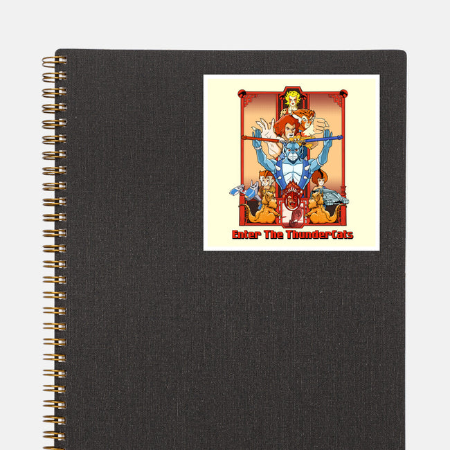 Enter The Cats-None-Glossy-Sticker-goodidearyan
