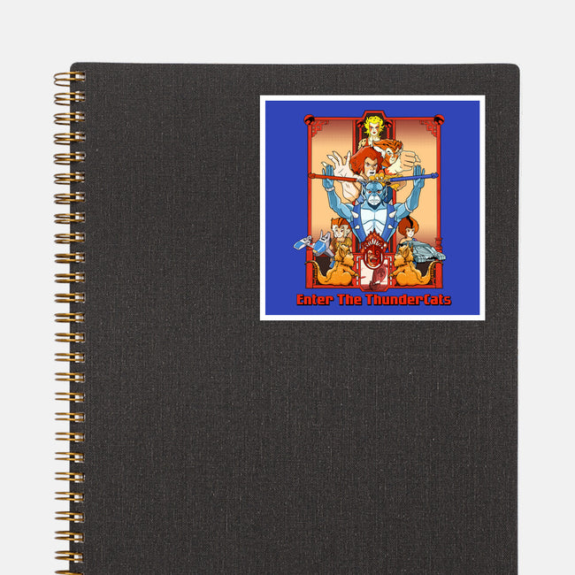 Enter The Cats-None-Glossy-Sticker-goodidearyan