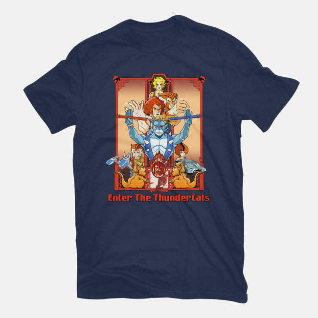 Enter The Cats-Womens-Fitted-Tee-goodidearyan