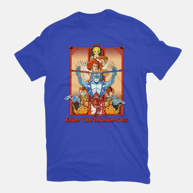 Enter The Cats-Womens-Fitted-Tee-goodidearyan