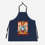 Enter The Cats-Unisex-Kitchen-Apron-goodidearyan
