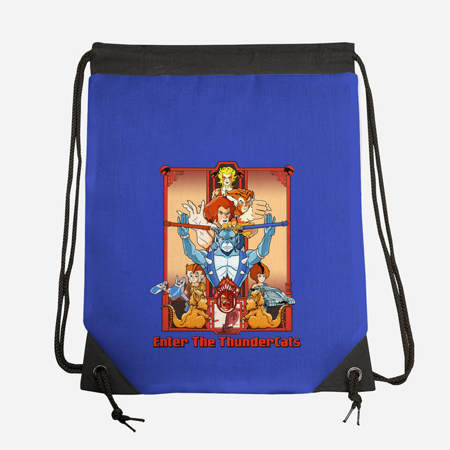 Enter The Cats-None-Drawstring-Bag-goodidearyan