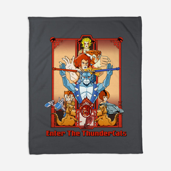 Enter The Cats-None-Fleece-Blanket-goodidearyan