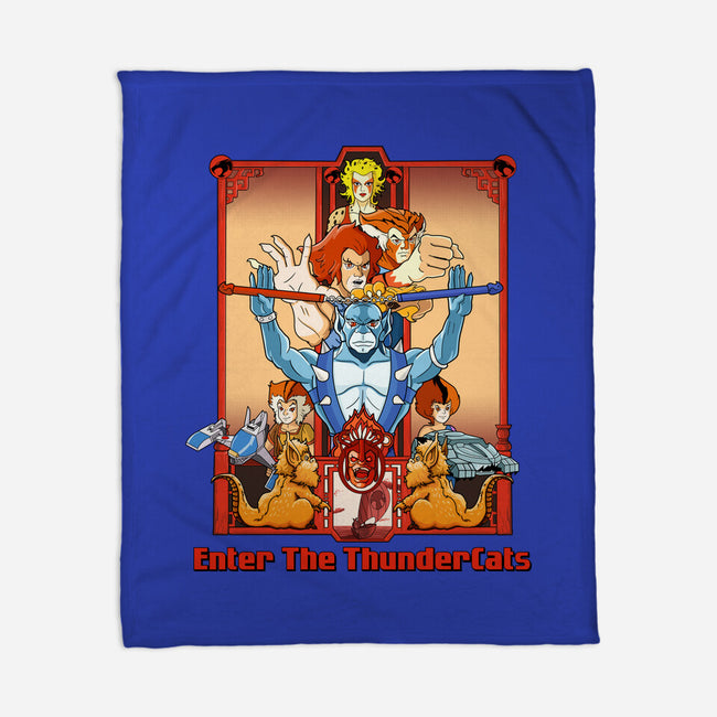 Enter The Cats-None-Fleece-Blanket-goodidearyan