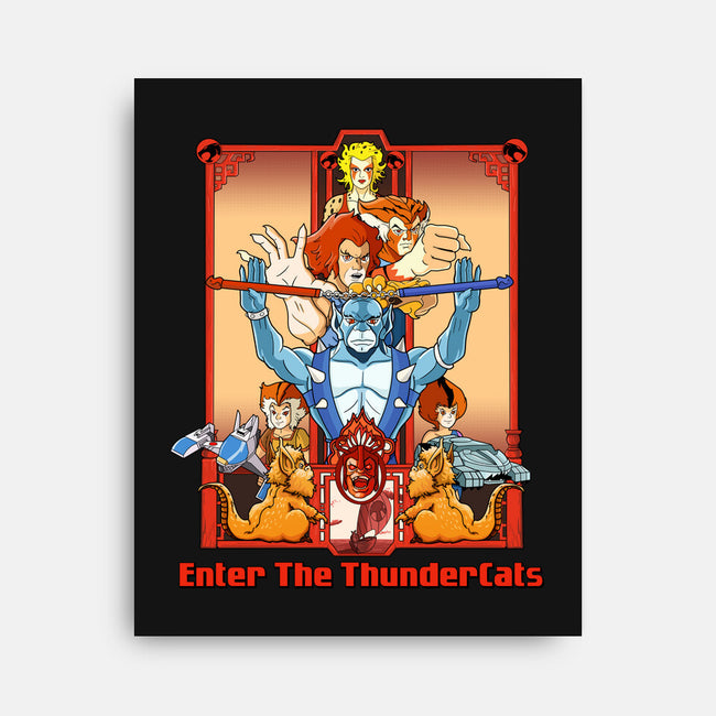 Enter The Cats-None-Stretched-Canvas-goodidearyan