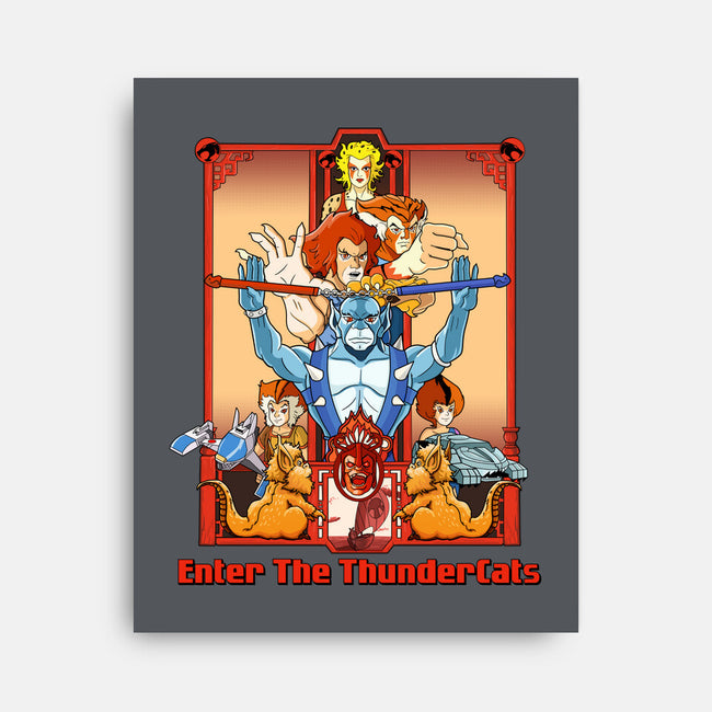 Enter The Cats-None-Stretched-Canvas-goodidearyan