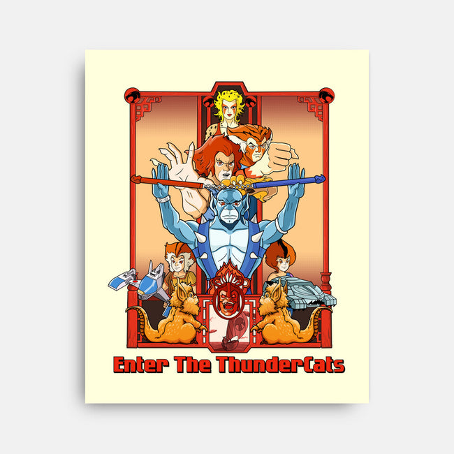 Enter The Cats-None-Stretched-Canvas-goodidearyan