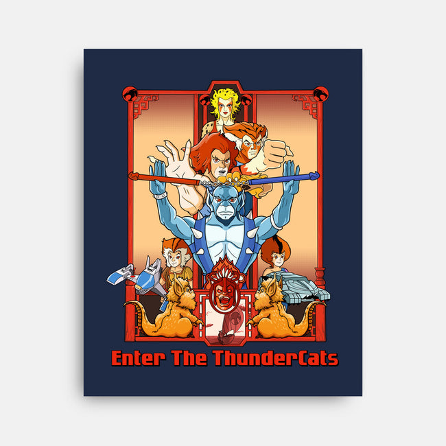 Enter The Cats-None-Stretched-Canvas-goodidearyan