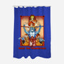 Enter The Cats-None-Polyester-Shower Curtain-goodidearyan