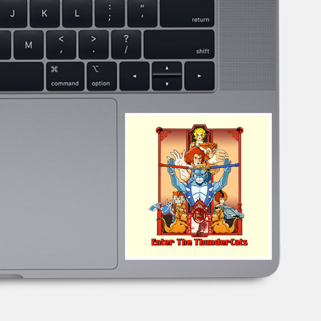 Enter The Cats-None-Glossy-Sticker-goodidearyan