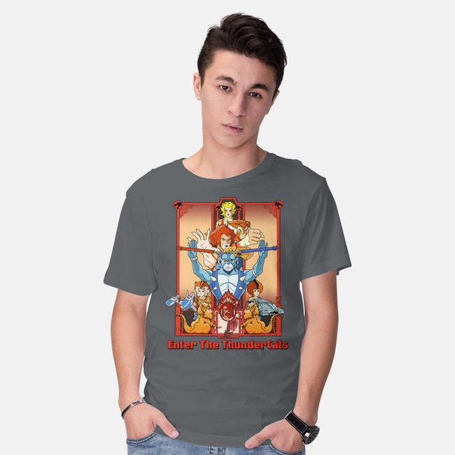 Enter The Cats-Mens-Basic-Tee-goodidearyan