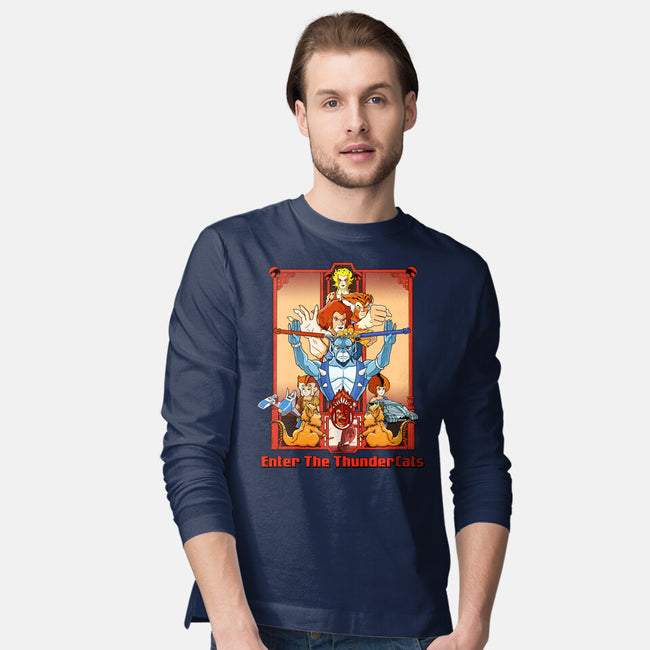 Enter The Cats-Mens-Long Sleeved-Tee-goodidearyan