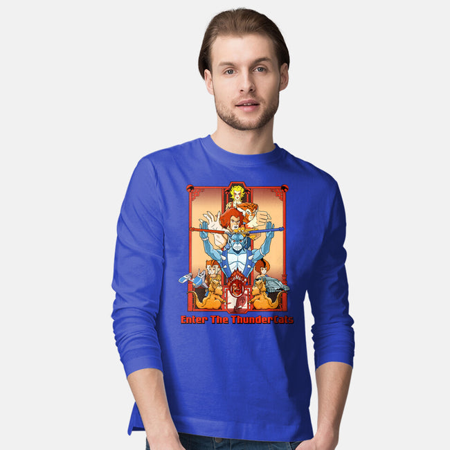Enter The Cats-Mens-Long Sleeved-Tee-goodidearyan