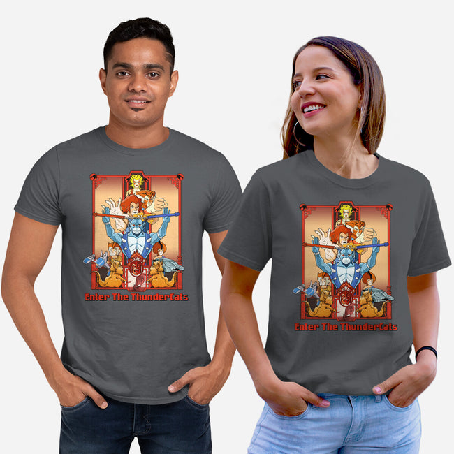 Enter The Cats-Unisex-Basic-Tee-goodidearyan