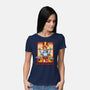 Enter The Cats-Womens-Basic-Tee-goodidearyan