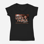 Greetings From Arawak-Womens-V-Neck-Tee-goodidearyan