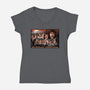 Greetings From Arawak-Womens-V-Neck-Tee-goodidearyan
