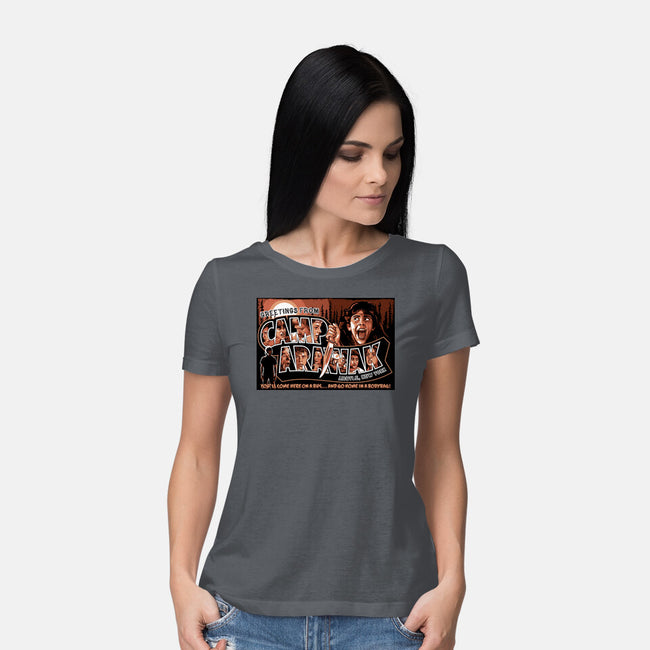 Greetings From Arawak-Womens-Basic-Tee-goodidearyan