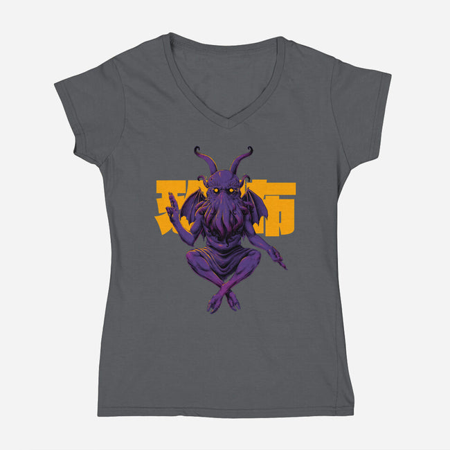 Deity-Womens-V-Neck-Tee-Hafaell