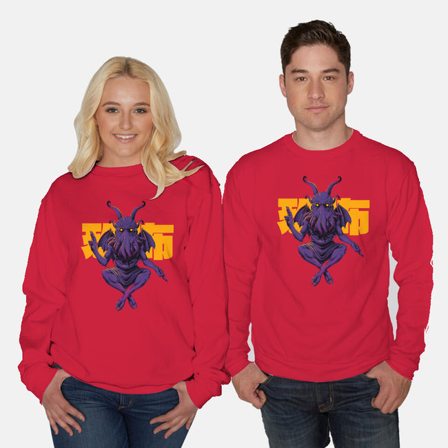 Deity-Unisex-Crew Neck-Sweatshirt-Hafaell