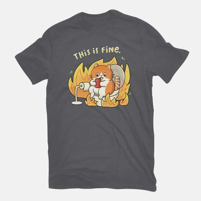 Oh This Is Fine-Mens-Premium-Tee-Freecheese