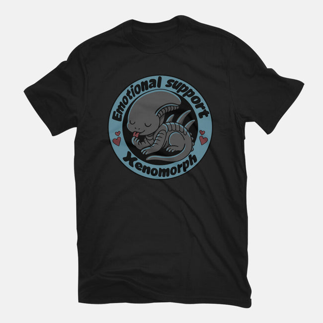 Emotional Support Xenomorph-Womens-Fitted-Tee-Loobs