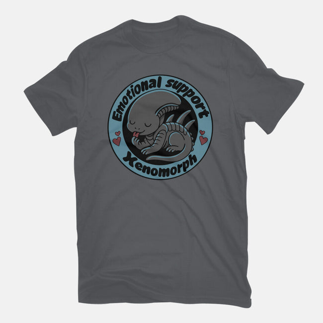 Emotional Support Xenomorph-Womens-Fitted-Tee-Loobs