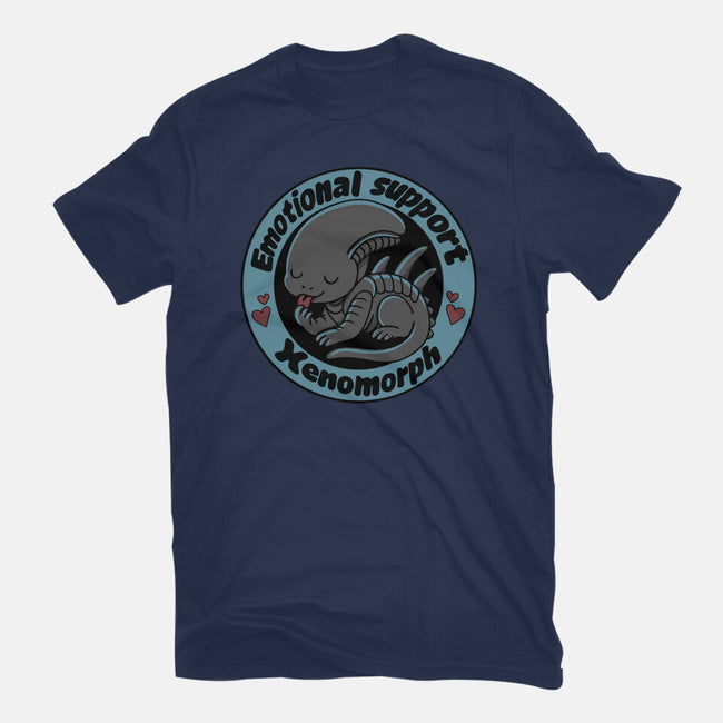 Emotional Support Xenomorph-Womens-Fitted-Tee-Loobs