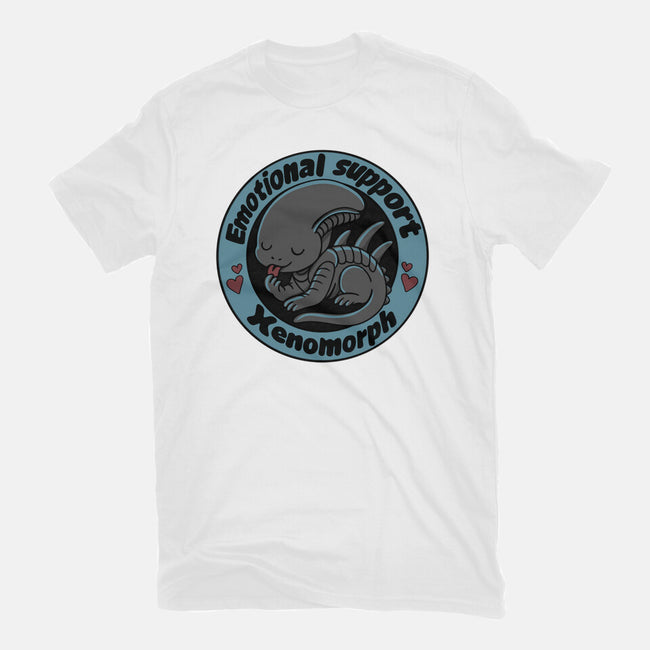 Emotional Support Xenomorph-Womens-Fitted-Tee-Loobs