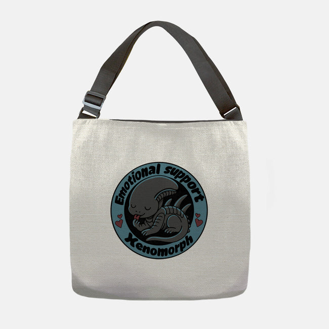 Emotional Support Xenomorph-None-Adjustable Tote-Bag-Loobs