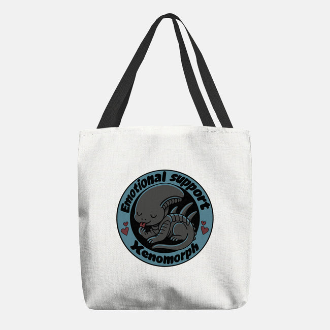 Emotional Support Xenomorph-None-Basic Tote-Bag-Loobs