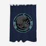 Emotional Support Xenomorph-None-Polyester-Shower Curtain-Loobs