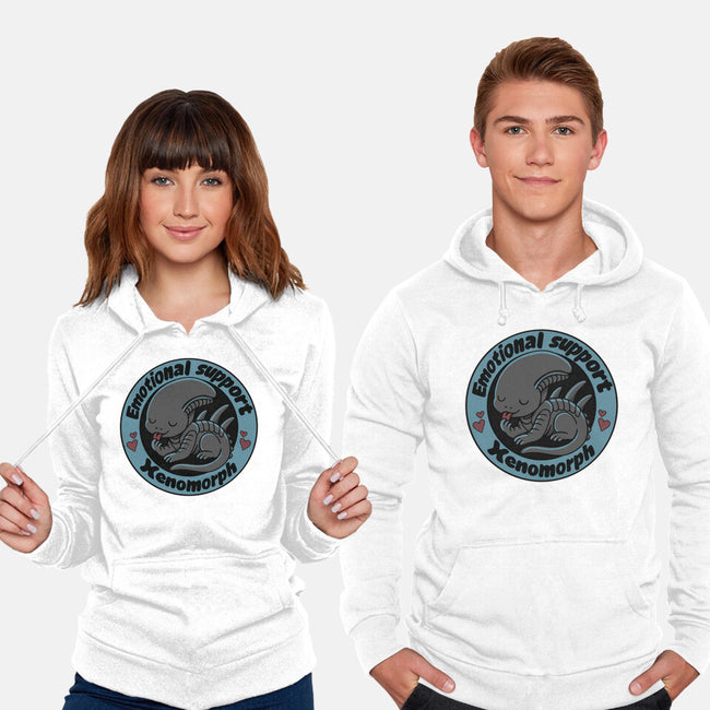 Emotional Support Xenomorph-Unisex-Pullover-Sweatshirt-Loobs