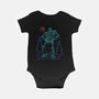 Iron Colossal Neon Lineart-Baby-Basic-Onesie-Astrobot Invention