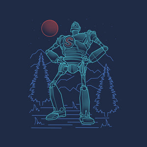 Iron Colossal Neon Lineart