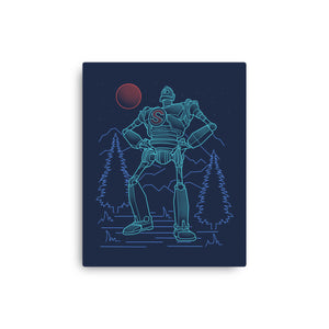 Iron Colossal Neon Lineart